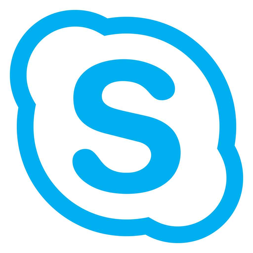 business skype stock image